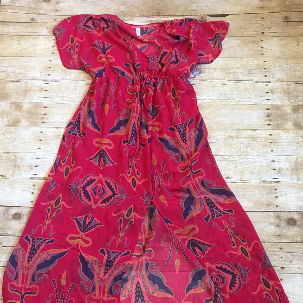 NWT Floral Maxi dress size xtra small